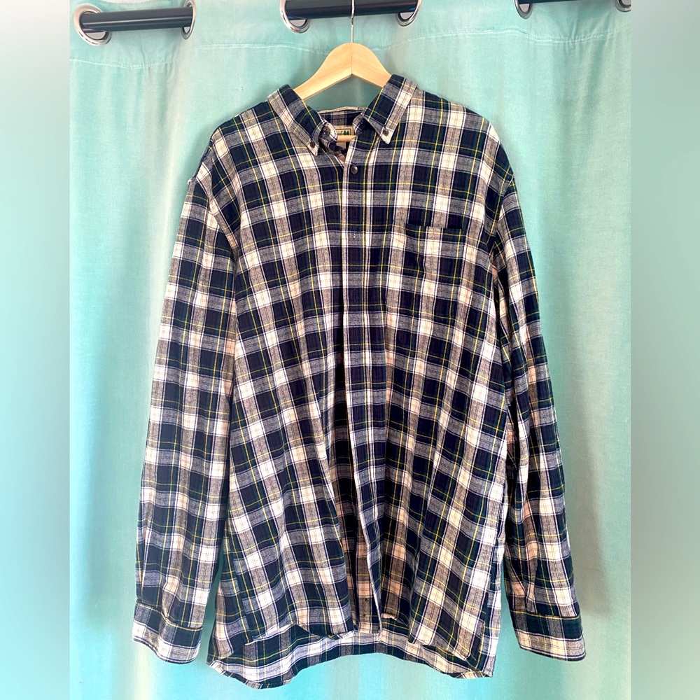 L.L. Bean XL tall flannel button down